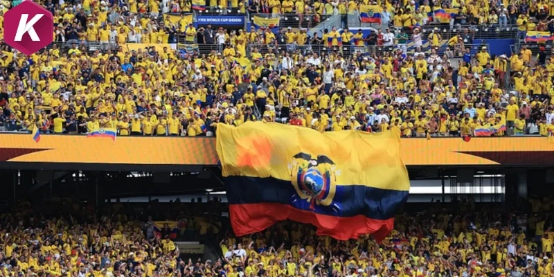 Người hâm mộ Ecuador ăn mừng cột mốc đáng nhớ 